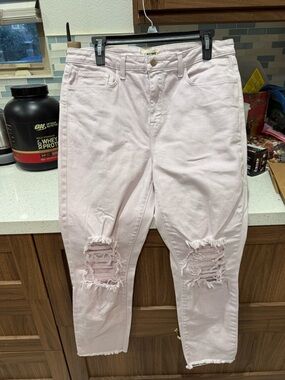 L’Agence Pink Distressed Women’s Jeans